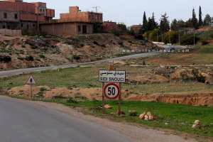 Entrée du village de Sidi senoussi سيدي سنوسي (Sidi Abdelli, Tlemcen)