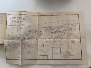Carte lainière de l'Algérie en 1900