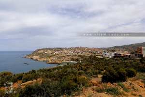 Le village de Ouled Youcef depuis les hauteurs de Honaïne
