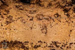 Frise représentant un bateau sur le site archéologique de Dqar El Imam