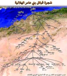 شجرة قبائل بني عامر الهلالية