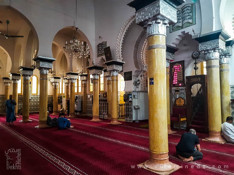 Intérieurs Mosquée El A’adham de Sidi Bel Abbes, une merveille architecturale