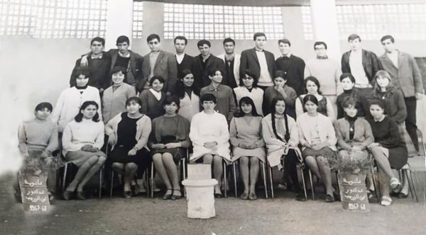 Lycée Benzerdjeb , classe terminale mixte , 1967-1968, Tlemcen