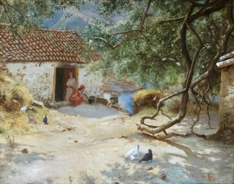 Scène de village en Kabylie