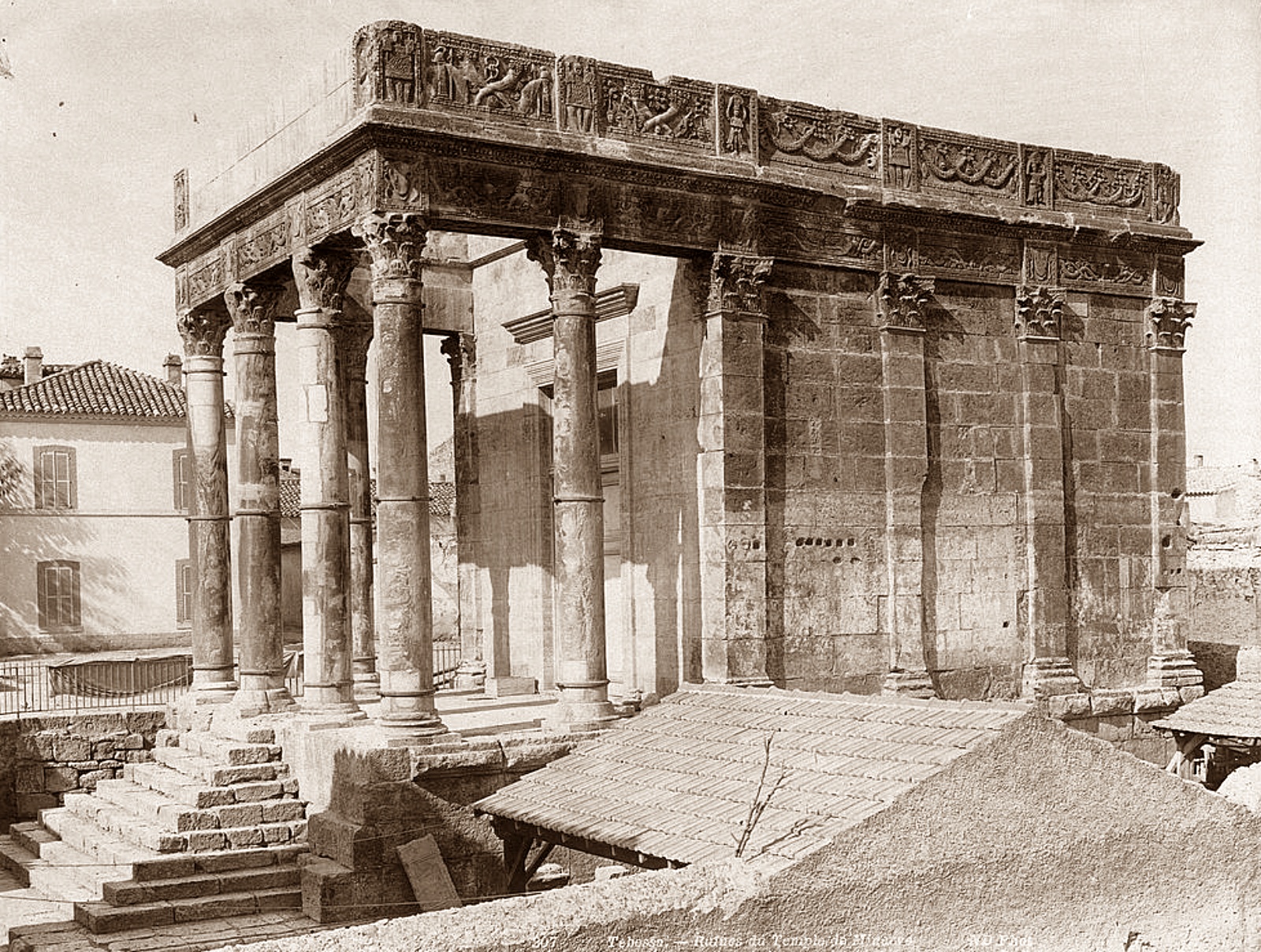 Histoire du Temple de Minerve (Tebessa)