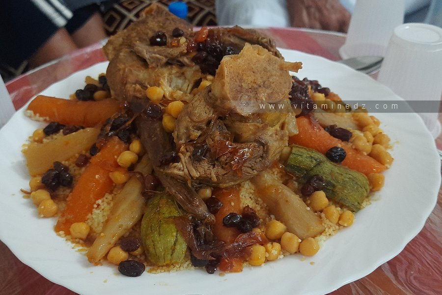 Un bon couscous au légumes de Tlemcen