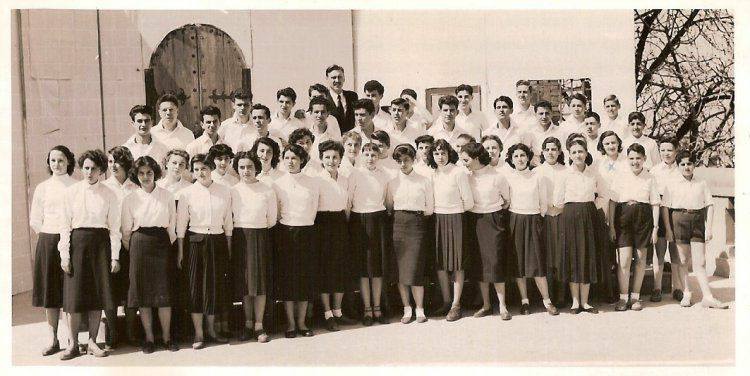 Classe de filles Collège de Slane Tlemcen