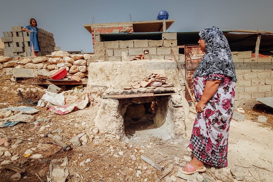 Madame Mendil et son four à poterie (Aout 2014)
