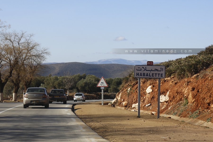 Entrée du village de Habalate (Sebdou-Tlemcen)