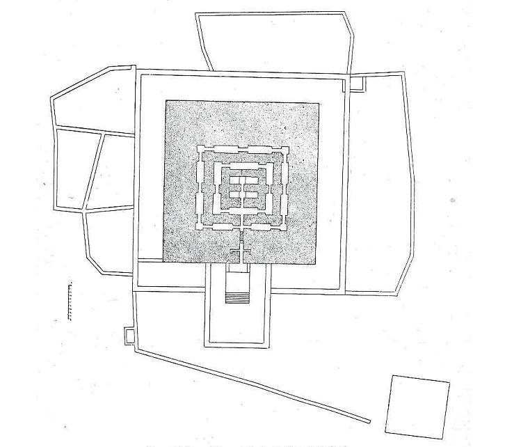 Plan du djeddar C levé par O. Mac Carthy.