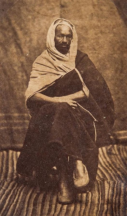 Un Algérien en 1859 صورة لجزائري سنة 1859