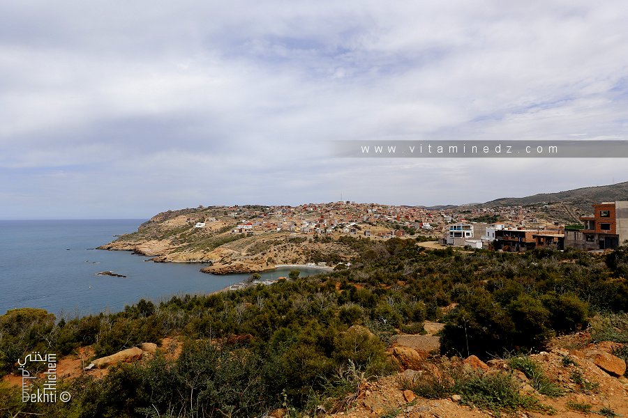 Le village de Ouled Youcef depuis les hauteurs de Honaïne