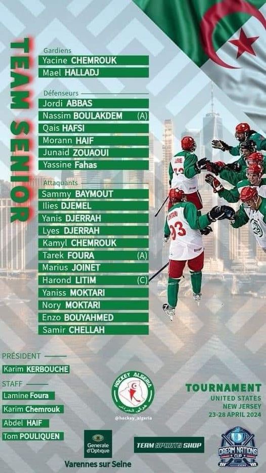 L’équipe algérienne de Hockey sur glace