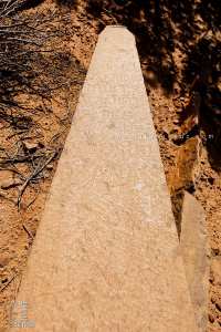 Colonne d'un ancien Cimetière d'un régiment d'Afrique de l'armée française