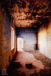 داخل غرفة حصن عسكري فرنسي بجبل عيسى (عين الصفراء)