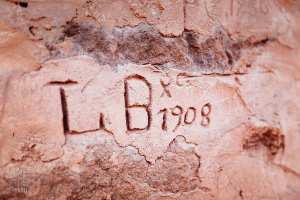 Inscription au Fort militaire Français au Djebel Aissa à 1500m  (Ain Sefra)