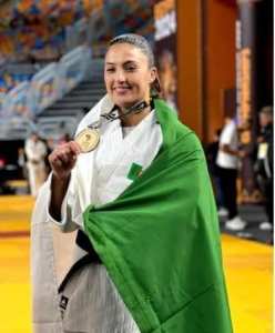 Amina BELKADI, judokate Algérienne