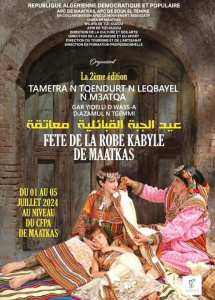 Maâtkas 2024  Fête de la robe kabyle  2éme édition