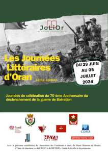 la troisième édition des Journées Littéraires d'Oran