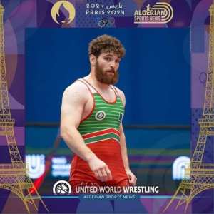 هل بإمكان المصارع الجزائري القوي سيد عزارة بشير 28 سنة حصد ميدالية أولمبية ؟