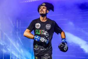 Le Kick-boxer algérien Elias Mahmoudi (26 ans)