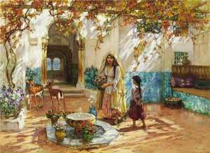 L'Algéroise dans son Riad