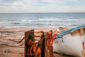 Petit bateau de pêcheur à Cap Blanc