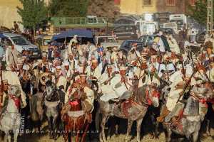 Les enfants du village regardent avec admiration - Waada de Tamesna (Commune El Hassasna, Wilaya de Saida) Mai 2015