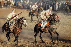 استعراض الفانتازيا التقليدي - وعدة تامسنا (بلدية الحساسنة، ولاية سعيدة) ماي 2015