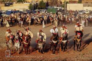 مهرجان الفروسية في وعدة تامسنا - وعدة تامسنا (بلدية الحساسنة، ولاية سعيدة) ماي 2015