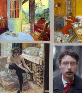 UN PEINTRE QUI RETOUCHE SES TABLEAUX AU MUSÉE