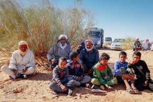 Spectateurs de la fantasia : émerveillement partagé