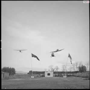 Vues des cantonnements des commandos Georges et Maurice à Saïda.