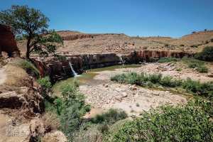 Oued Hounet et ses cascades, résultant de la collecte des eaux de Oued Sefioune et Oued Berbor, Commune de Hounet, Wilaya de Saïda