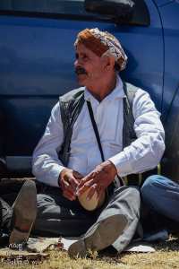 L’homme à la derbouka, Commune de Hounet, Wilaya de Saïda, Waada de Hounet, Mai 2015