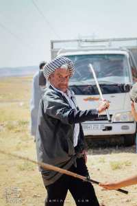 Sport combat de Mtareg (gourdins), Waada de Hounet, Wilaya de Saïda, Mai 2015