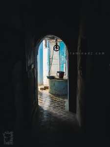 Puits au cœur d'une maison traditionnelle tlemcénienne (Derb Sensla, Médina de Tlemcen)