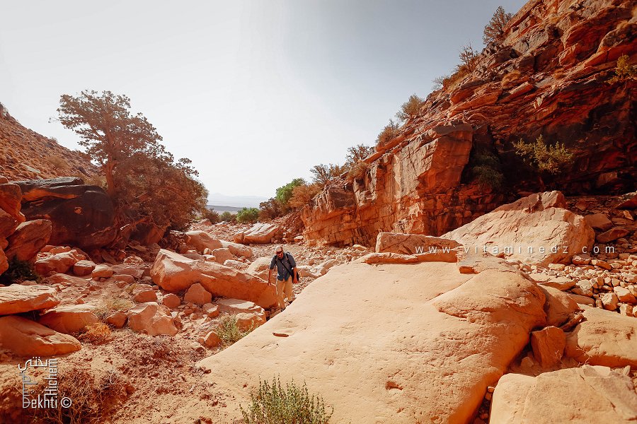 Parc national de Djebel Aissa : Oued Aissa très accidenté