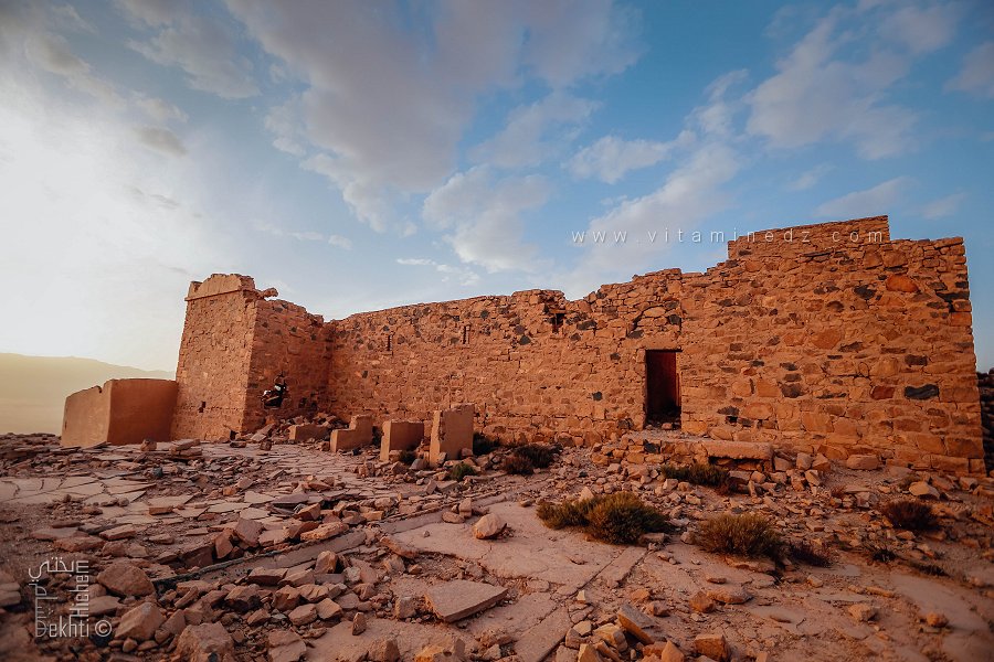 Fort militaire Français au Djebel Aissa à 1500m (Ain Sefra)