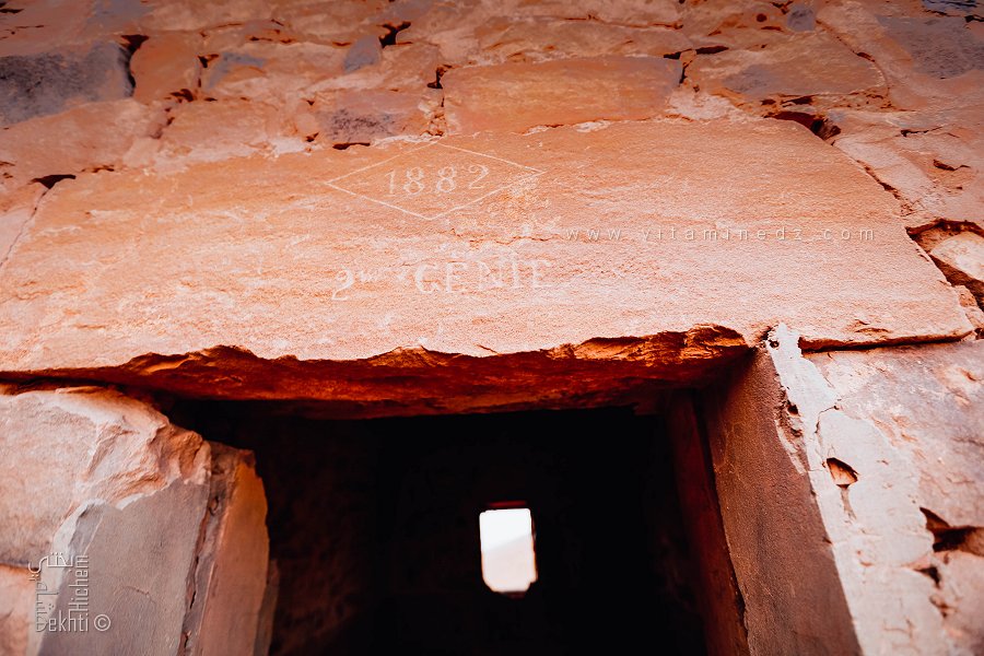 Fort construit en 1882 par le Génie militaire Français au Djebel Aissa à 1500m  (Ain Sefra)