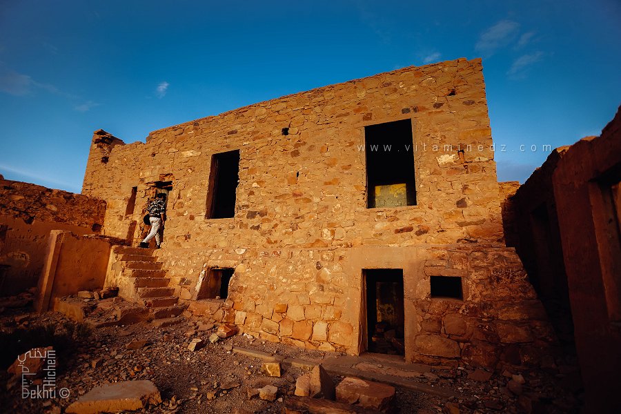 Fort militaire Français au Djebel Aissa à 1500m  (Ain Sefra)