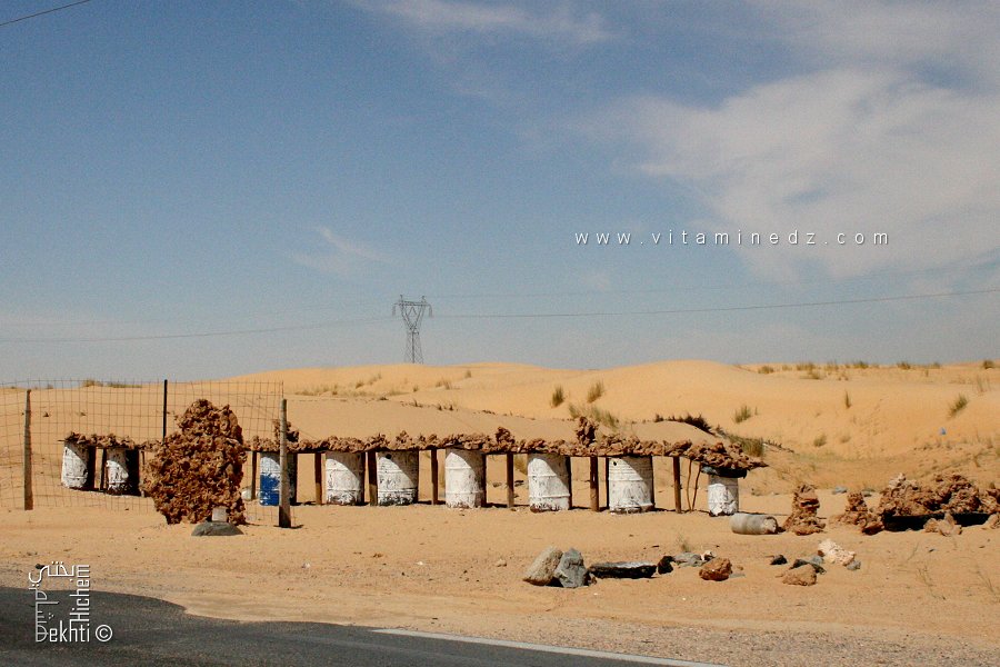 Vendeur des Roses de sable à Oued Souf
