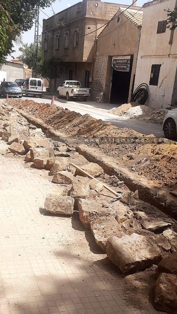 Réfection du réseau de Gaz à abou Tachefine (Ex Brea)