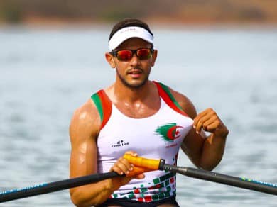 لقد تأهل المجدف الجزائري سيد علي بودينة إلى ربع النهائي