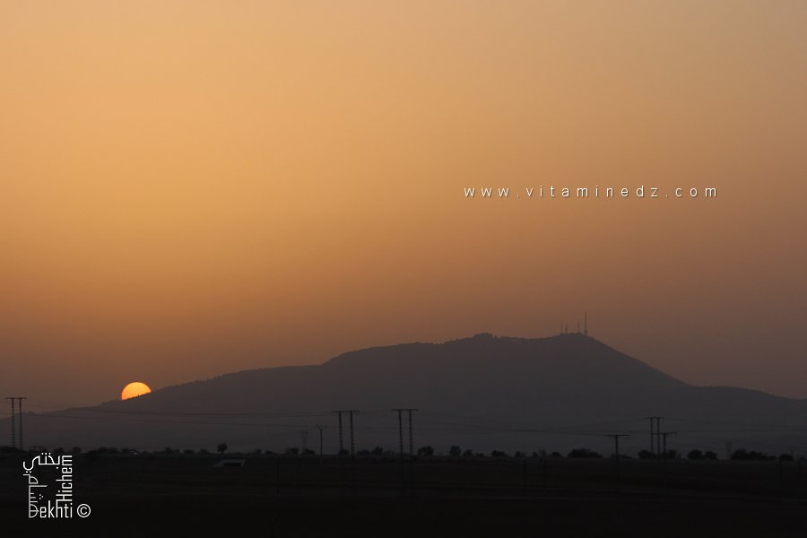 Coucher de Soleil au Djebel Tessala (Commune Tessala, Sidi Bel Abbes)