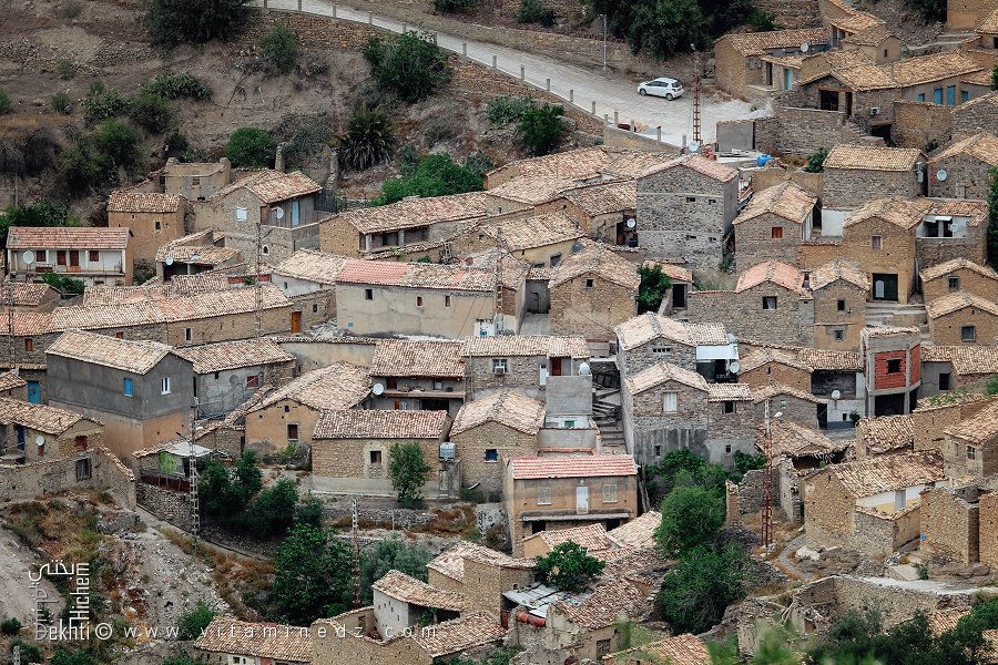Maisons anciennes en pierre et terre cuite du Village d'El Golea