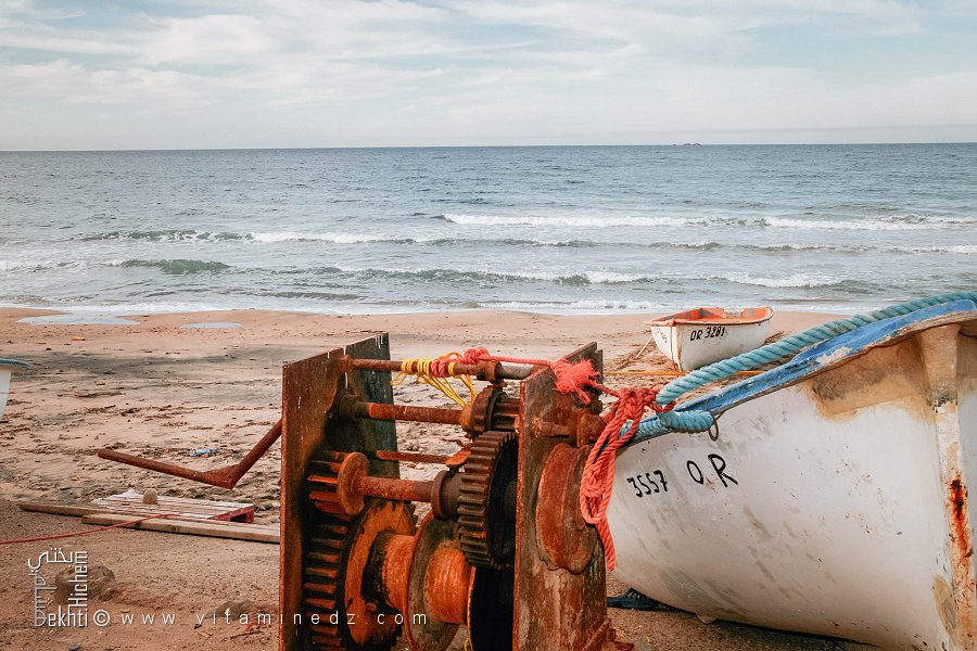 Petit bateau de pêcheur à Cap Blanc