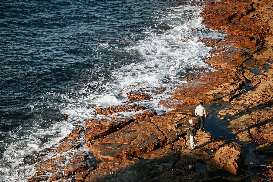 Plage Madagh Zero, paradis des pêcheurs de ligne