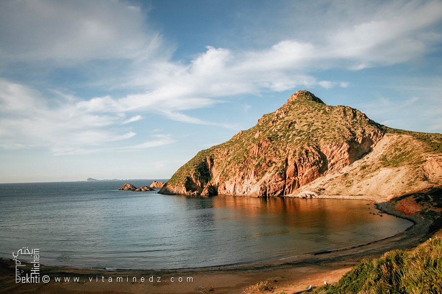 Plage de Madagh 2 avant la construction du barrage