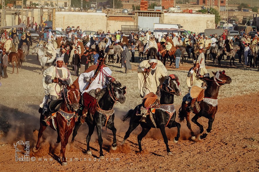 إطلاق البارود في سماء تامسنا - وعدة تامسنا (بلدية الحساسنة، ولاية سعيدة) ماي 2015